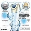 Depiladora GA.MA Oasis Gold GOGOLD Inalámbrica Recargable Wet & Dry con 6 Cabezales