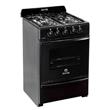 Cocina Escorial Master S2 Black Ge 56Cm Negra Gas Envasado