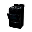 Cocina Escorial Palace Lxs2 Gn Negra Cristal A Gas