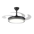 Ventilador de Techo Retráctil PHP PHP-2205 Negro con Luz LED y Control Remoto