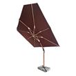 Sombrilla Php TZUA012-3x3 con Base 3 Metros Plegable Luz Led
