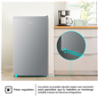 Frigobar Bajo Mesada Hisense RS-12DRS Gris 94 Litros Cíclico