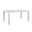 Mesa Rectangular Avelino 105/HK003 150X80 Regulable Blanco de Exterior