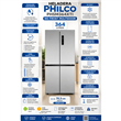 Heladera Multidoor No Frost Philco PHSM364XTI 364 Litros Acero Inoxidable