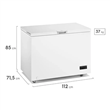 Freezer Horizontal Gafa FGHI302B-L 316 Litros Blanco Inverter Funcion Turbo