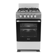 Cocina Multigas Essential Philco PHCN50PNS 50 cm Plateada con Puerta de Doble Vidrio