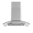 Campana Liliana KC994 Puredesign 60Cm Acero Vidrio Templado