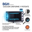 Horno BGH BHE55M25N 55 Litros 2000W Electrico Negro Led Indicador