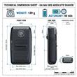 Afeitadora Profesional GA.MA GBS Absolute Shaver Cord-Cordless 90 min con 4 Peines