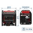 Generador PHP KM7500IO-KB 5000W 5500W Inverter 15L Nafta 220V
