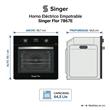 Horno Eléctrico Florencia 7867E 64,5 L Empotrable Grill Convector