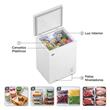 Freezer Horizontal Gafa FGHF101B-S Blanco 96 Litros Función Dual