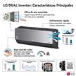 Aire Acondicionado Lg S4-W12JARPA 3600W Frio Calor Dual Inverter