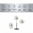 Ventilador Php PHP-FH2111 18" 90W 3 Velocidades 3 En 1 Pared Mesa Pie