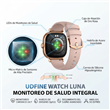 Smartwatch Udfine Luna 1.7" AMOLED Bluetooth Dorado