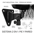 Ventilador Industrial PHP PHP-FI3020001 30" 180W 2 en 1 de Pie y Pared