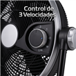 Ventilador Turbo PHP 20PH-2110 20" 90W 3 Velocidades Piso Pared Negro