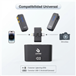 Microfono Udfine Mic Lite Transmision 80 Mts Doble Canal