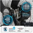 Ventilador de Pared High Performance Liliana VW2416 24" 120W de 3 Velocidades