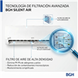 Aire Acondicionado BGH Silent Air BSI37WCNX 3650W Frio Calor Split Inverter