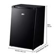 Frigobar Cíclico Vondom RFG170N Negro 76 Litros Bajo Mesada
