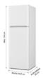 Heladera Cíclica Siam HSI-CT361B Blanca 273 Litros con Freezer