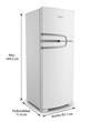 Heladera No Frost Whirlpool WRM39CB Blanca 340 Litros con Control Digital