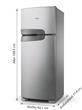Heladera No Frost Whirlpool WRM39CK Acero 340 Litros Evox