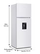 Heladera No Frost Philco PHNT267BD2 Blanca 281 Litros con Dispenser
