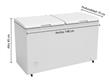 Freezer Horizontal Briket FR4500 390 Litros Blanco 2 PUERTAS