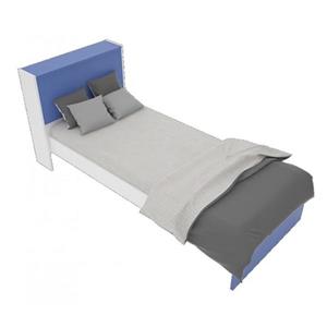 Cama Orlandi J.372 Juvenil 1 Plaza Blanco Y Azul
