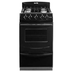 Cocina Escorial CANDOR BLK S2 GN 51Cm Negro Gas Natural