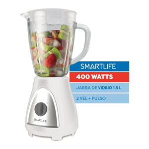 Licuadora Smartlife SL-BL1008W De Mesa 400W 1.5 Litros Blanca