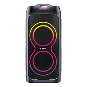 Parlante Torre Aiwa AW-T280L 16000W Luces RGB Bluetooth Radio Fm