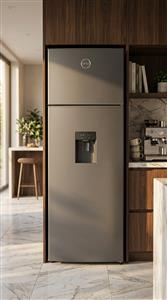 Heladera Cíclica Top Mount Neba H-300Y Acero 294 Litros con Dispenser