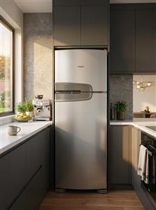 Heladera No Frost Whirlpool WRM39CK Acero 340 Litros Evox
