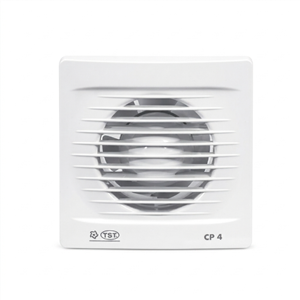 Extractor de Aire para Baño TST CP4 Modelo 542-4 de 4" Blanco en Plástico ABS